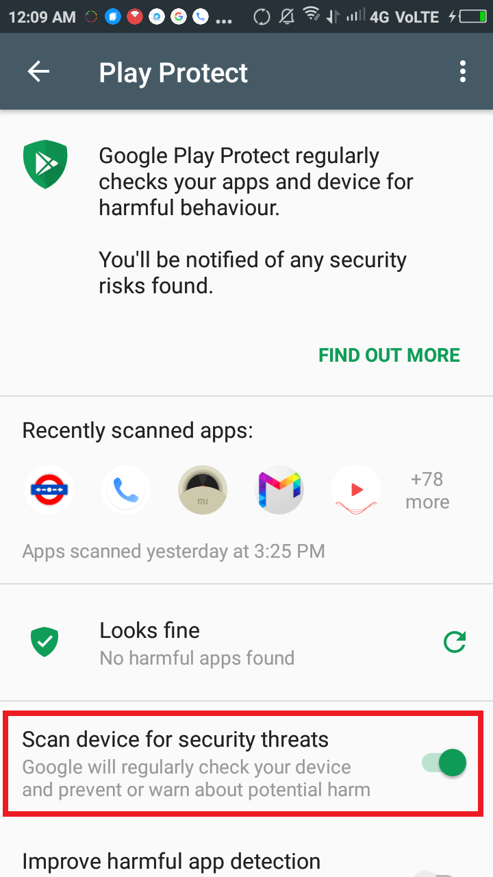 google play protect OnePesa